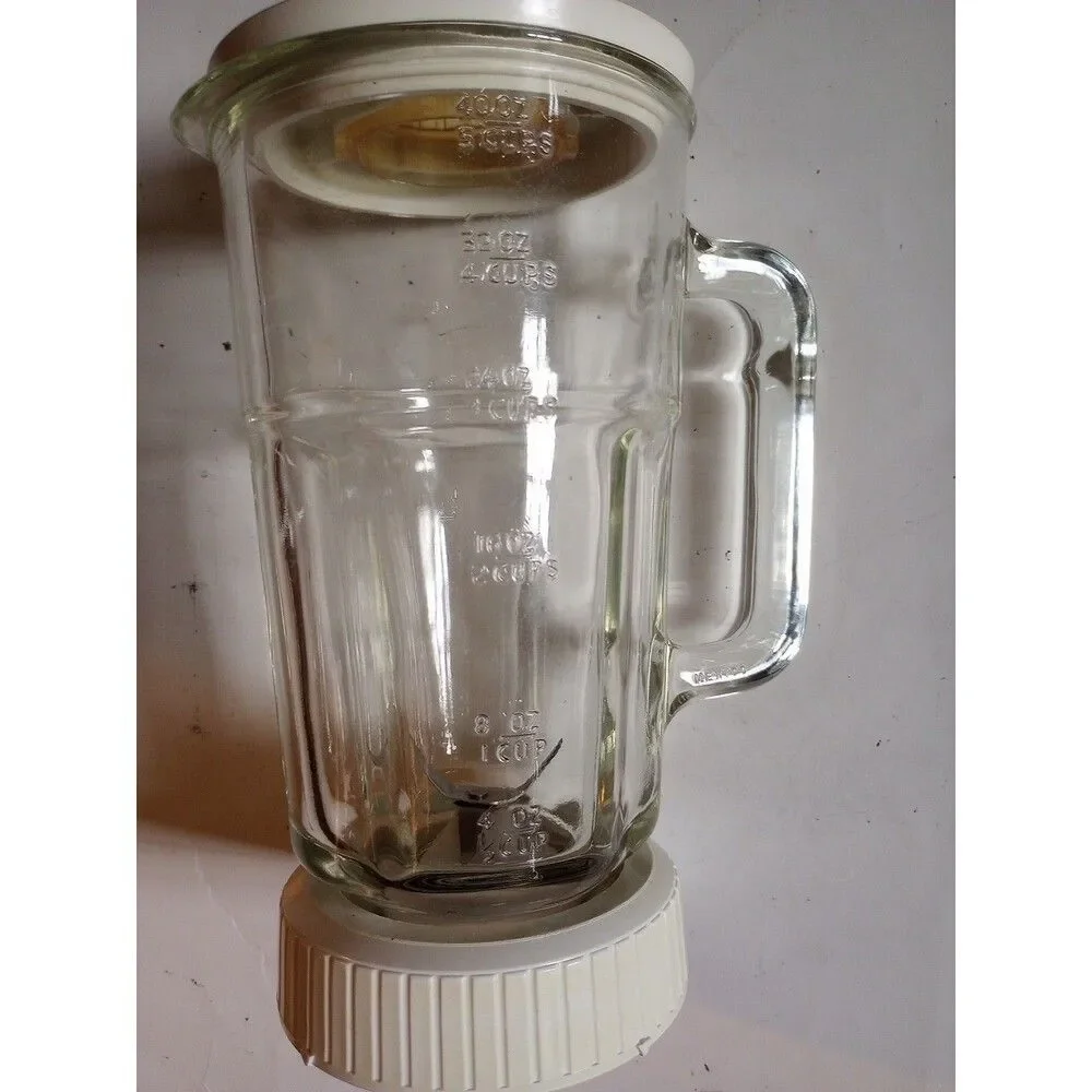 Vintage Waring Vortex 16 Blender 8 Speed Harvest Gold Mid Century MCM 5 Cup